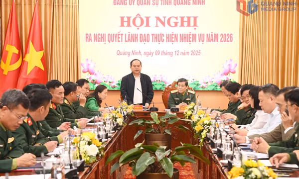 Đảng ủy Quân sự tỉnh: Hội nghị ra nghị quyết lãnh đạo thực hiện nhiệm vụ năm 2026