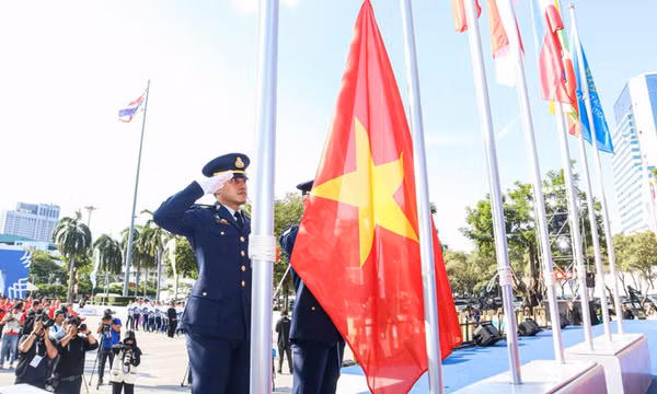 Lễ thượng cờ các đoàn thể thao tại SEA Games 33
