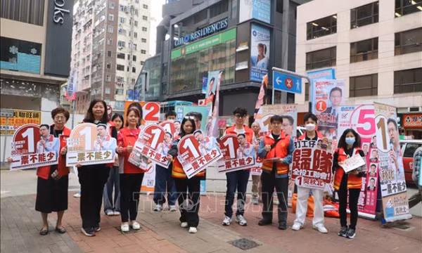 Hong Kong (Trung Quốc) tổ chức bầu cử Hội đồng Lập pháp khóa VIII