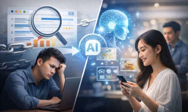 Không cần nhấp link nữa: SEO xoay xở ra sao khi AI chiếm trang tìm kiếm?