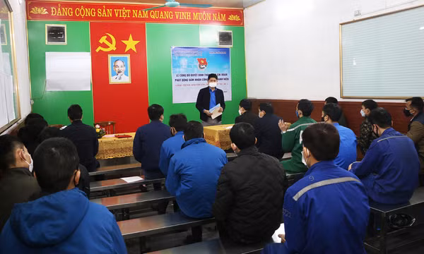 Phát động đảm nhận công trình thanh niên “Đào thượng mở lò chợ TBI-8T-1”
