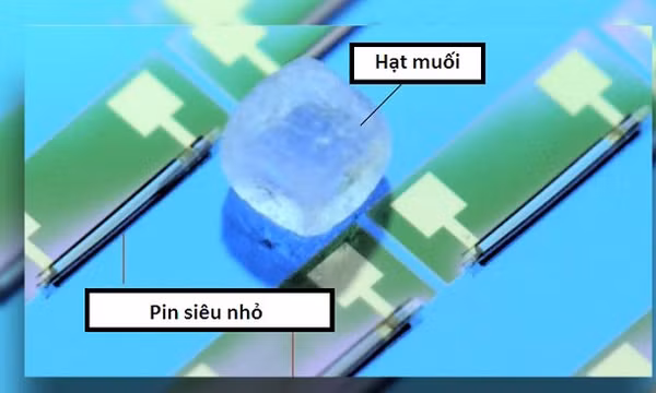 Phát minh pin nhỏ nhất thế giới, chỉ bằng một hạt bụi