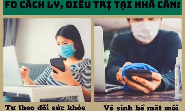 Bộ Y tế hướng dẫn F0 cách ly tại nhà tránh lây cho người ở cùng