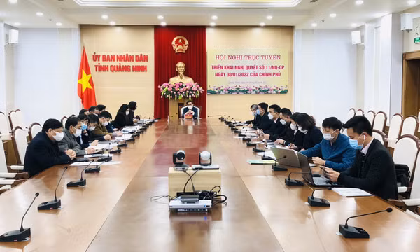 Hội nghị trực tuyến toàn quốc triển khai Nghị quyết số 11/NQ-CP ngày 30/1/2022 của Chính phủ
