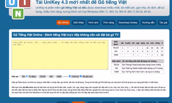 Website tải Unikey giả mạo bị đánh sập