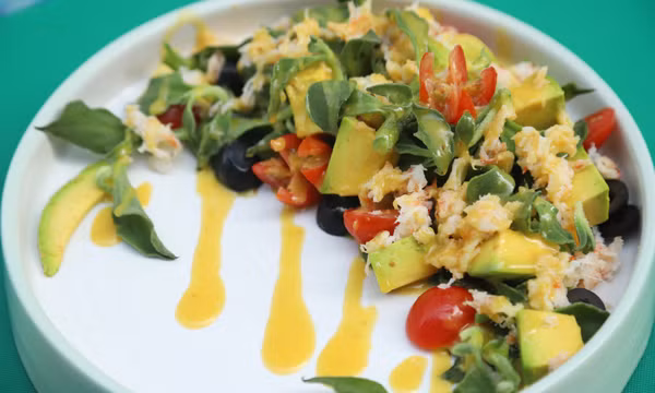 Salat bông tuyết Bình Liêu tôm cháy
