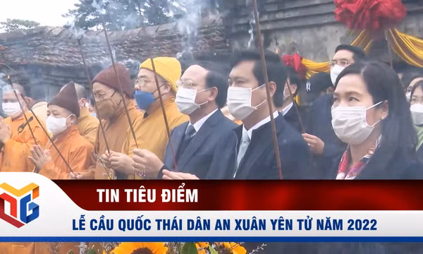 Lễ cầu quốc thái dân an xuân Yên Tử năm 2022