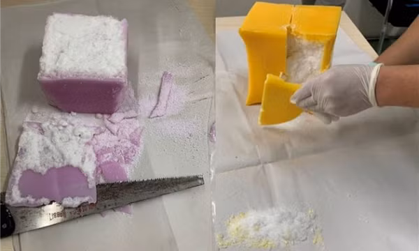 Phát hiện 5kg ma túy giấu trong khối sáp thơm gửi sang Australia