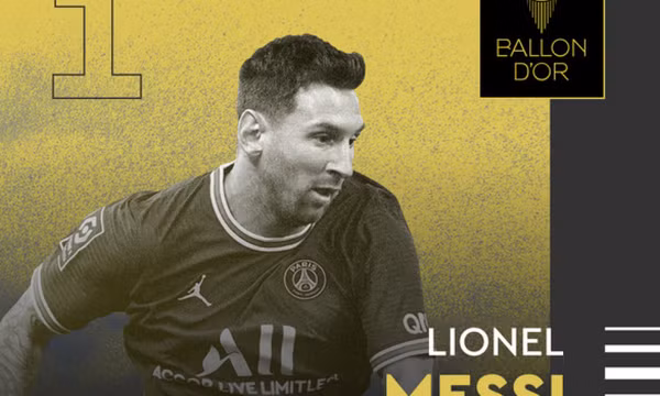 Messi giành Quả bóng vàng thứ 7 trong sự nghiệp