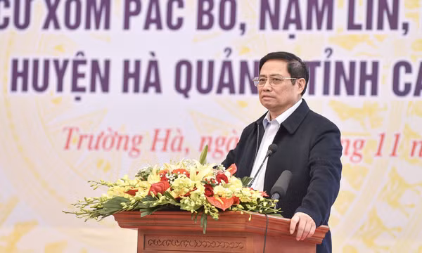 Thủ tướng Phạm Minh Chính: Tất cả dựa vào dân, vì hạnh phúc, ấm no của nhân dân