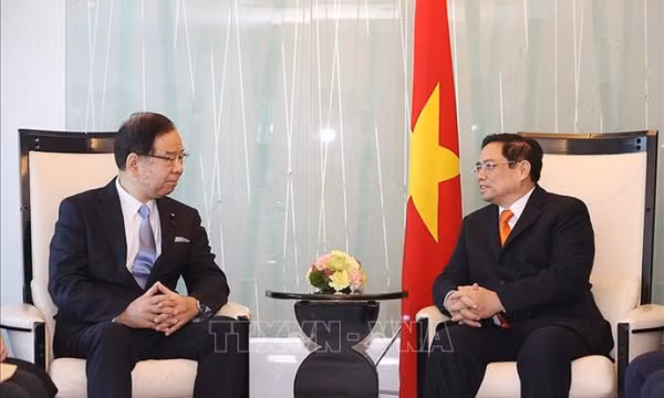 Thủ tướng Phạm Minh Chính tiếp Lãnh đạo Đảng Cộng sản Nhật Bản
