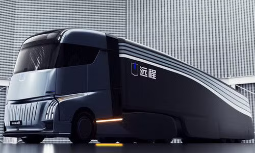 Hãng xe Trung Quốc ra mắt xe đầu kéo chạy điện có khả năng tự lái, tích hợp cả bếp, phòng tắm lẫn phòng ngủ