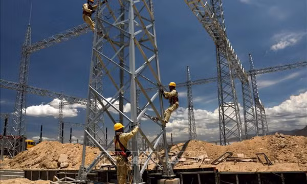 Thu tiền thuê đất của Hệ thống đường dây truyền tải điện