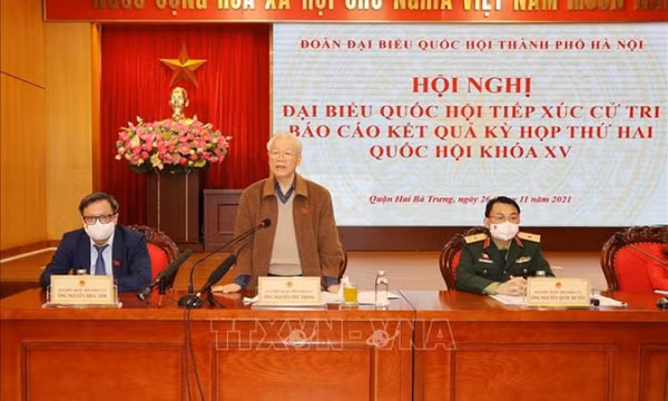 Tổng Bí thư Nguyễn Phú Trọng: Khẩn trương tổ chức triển khai thực hiện tốt các luật, nghị quyết