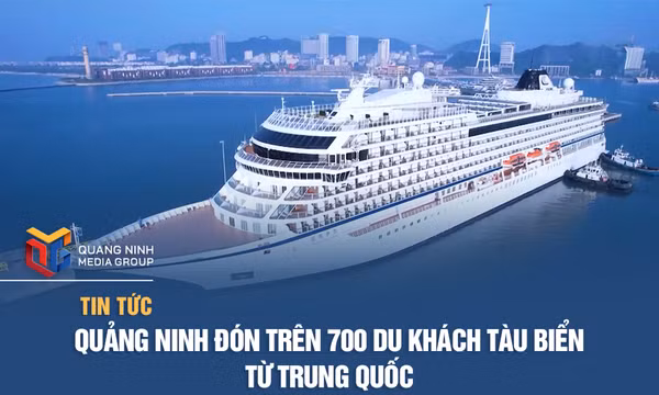 Quảng Ninh đón trên 700 du khách tàu biển từ Trung Quốc