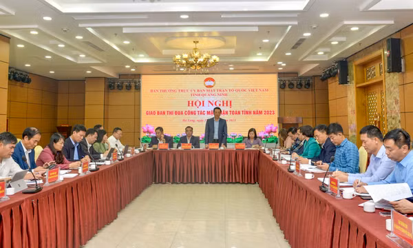 Hội nghị giao ban thi đua công tác Mặt trận năm 2023