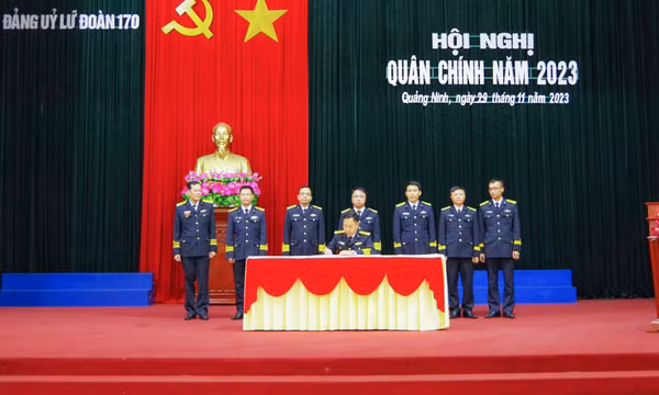 Lữ đoàn 170 tổ chức Hội nghị Quân chính năm 2023