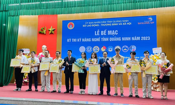 Bế mạc kỳ thi kỹ năng nghề tỉnh Quảng Ninh năm 2023