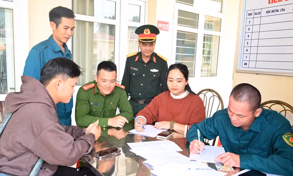 Huyện Vân Đồn nâng cao hiệu quả khám sơ tuyển nghĩa vụ quân sự  