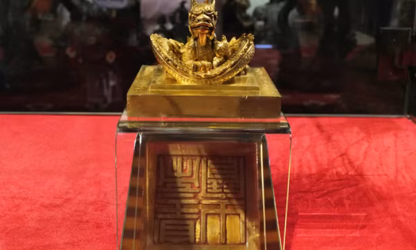 Ấn vàng 'Hoàng đế chi bảo' được giữ thế nào khi hồi hương
