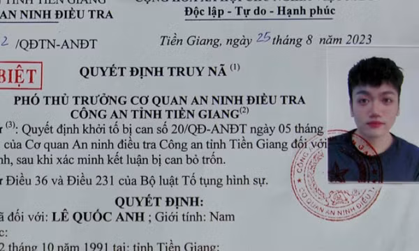 Truy nã đặc biệt đối tượng tuyên truyền chống Nhà nước