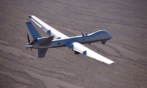 Mỹ xác nhận lần đầu điều máy bay không người lái MQ-9 Reaper hoạt động ở Dải Gaza