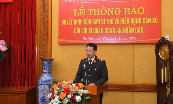 Điều động thiếu tướng Vũ Hồng Văn đến công tác tại cơ quan Ủy ban Kiểm tra Trung ương