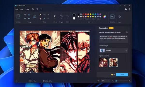 Microsoft Paint được tích hợp AI tạo ảnh Dall-E