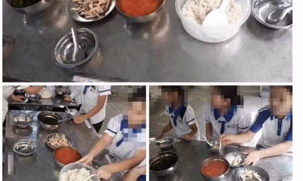 Phụ huynh than 'nhìn suất ăn của con mà thắt lòng', hiệu trưởng nói gì?