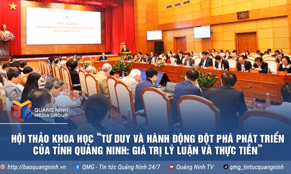 Hội thảo khoa học “Tư duy và hành động đột phá phát triển của tỉnh Quảng Ninh: Giá trị lý luận và thực tiễn”