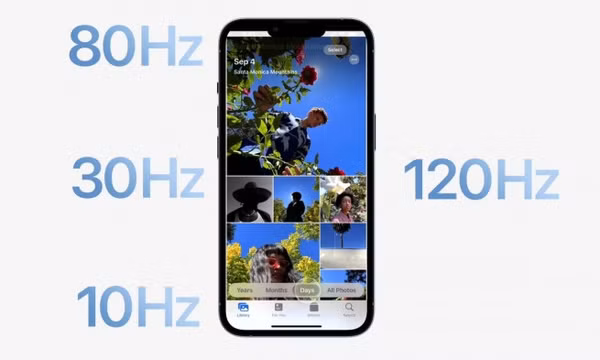 Chế độ ProMotion (làm tươi) có làm hao pin iPhone hay không?
