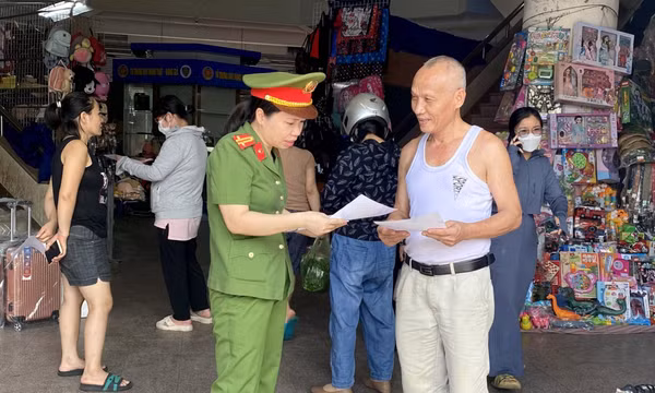 Công an Quảng Yên tuyên truyền phòng chống tội phạm công nghệ cao