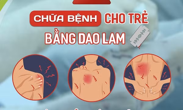 Trẻ tử vong vì người nhà rạch dao lam chi chít trên người để chữa bệnh