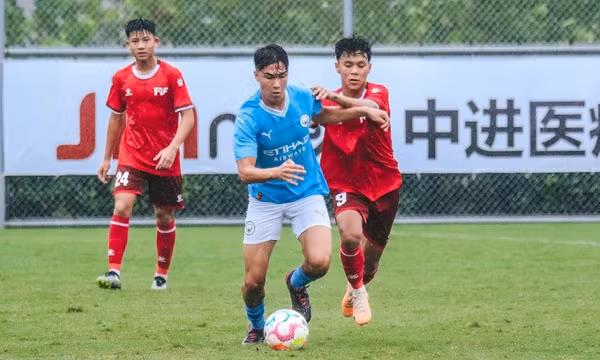 Đại diện Việt Nam thắng Man City ở giải U16 quốc tế
