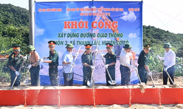 Gần 1,7 tỷ đồng hỗ trợ xã Thanh Lân xây dựng đường giao thông