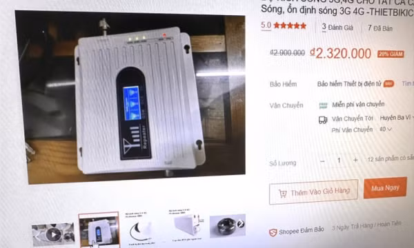 Nhiều thiết bị kích sóng di động bị xử lý