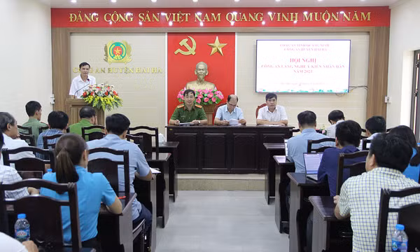 Huyện Hải Hà tổ chức hội nghị “Công an lắng nghe ý kiến nhân dân” năm 2023
