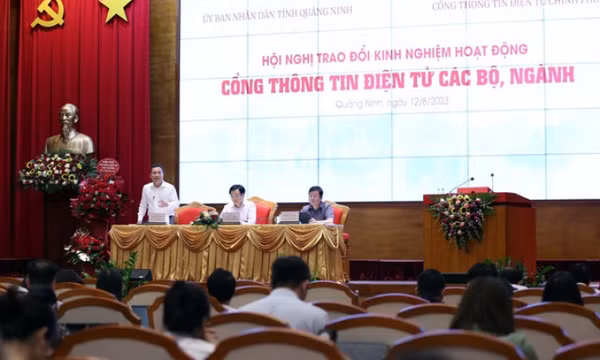 Hội nghị trao đổi kinh nghiệm hoạt động Cổng TTĐT các bộ, ngành năm 2023