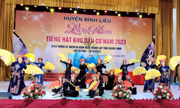 Liên hoan Tiếng hát khu dân cư huyện Bình Liêu năm 2023