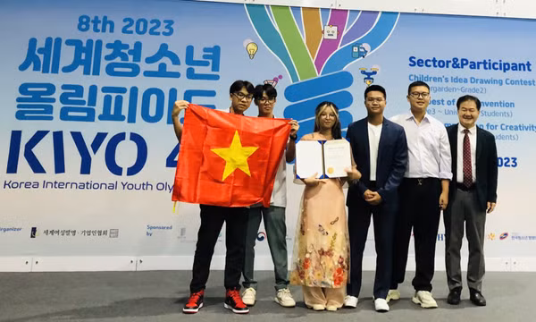 Trường THPT Hòn Gai đạt Huy chương Vàng và Giải đặc biệt tại Olympic khoa học quốc tế Hàn Quốc 2023