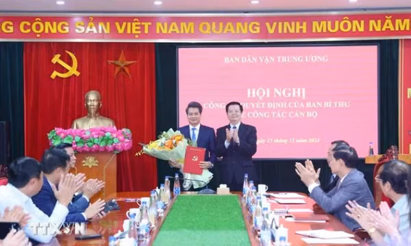 Ông Nguyễn Quang Đức giữ chức Phó Trưởng Ban Dân vận Trung ương