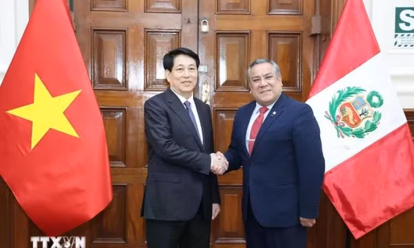 Quan hệ hữu nghị Việt Nam-Peru thời gian qua đã có những bước phát triển ấn tượng