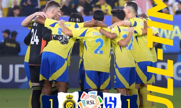 Kết quả Al Nassr 1-1 Al Hilal: Chia điểm đáng tiếc