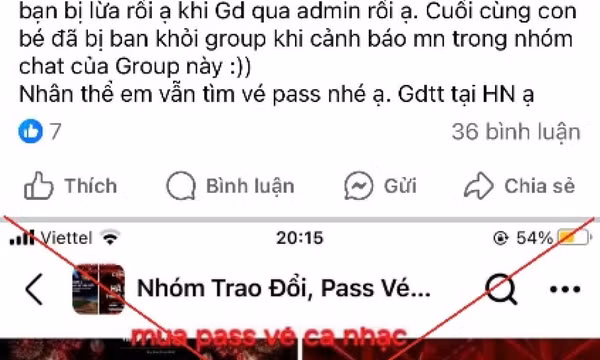 Cảnh giác sập bẫy lừa đảo khi mua vé chương trình ca nhạc