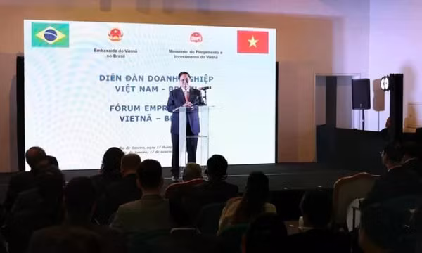 Việt Nam-Brazil đặt mục tiêu đạt 10 tỷ USD kim ngạch thương mại song phương