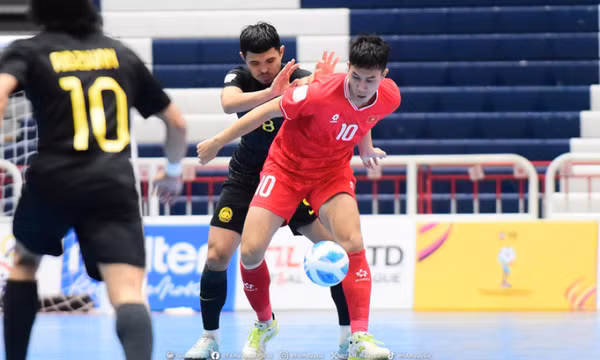 Việt Nam thắng Malaysia ở Giải futsal Đông Nam Á 2024