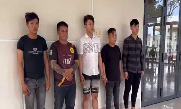 Bắt nhóm côn đồ đòi nợ, hủy hoại tài sản cửa hàng vật liệu xây dựng