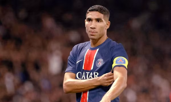 L'Équipe: Hakimi gia hạn với PSG đến 2029