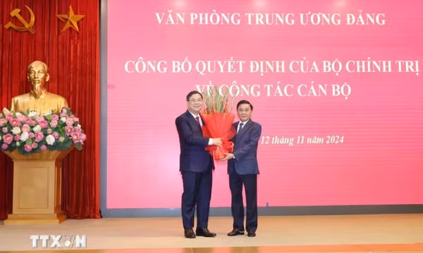 Bí thư Tỉnh ủy Nam Định Phạm Gia Túc giữ chức Phó Chánh Văn phòng TW Đảng