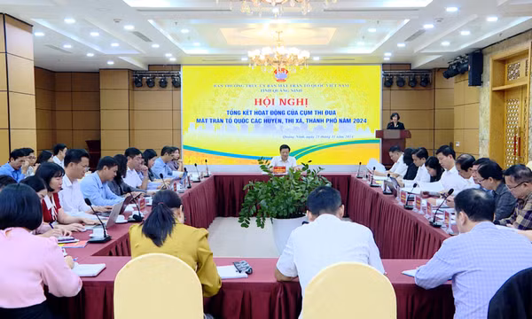 Tổng kết công tác Mặt trận và phong trào thi đua năm 2024